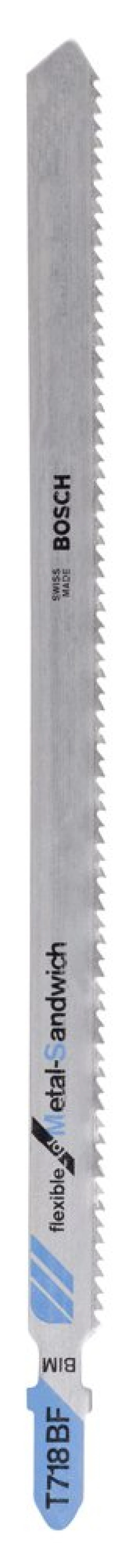 Bosch - Kırılmaya Karşı Dayanıklı Seri Metal-Sandviç İçin T 718 BF Dekupaj Testere - 3'Lü Paket ürün görseli 1