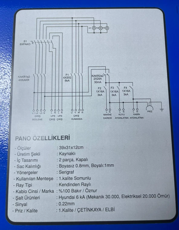 HYN22 Hyundai Hazır Asansör Panosu - 3