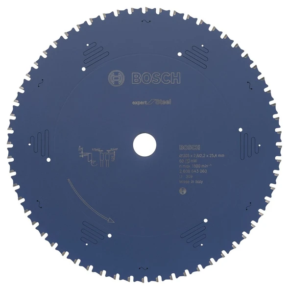 Bosch - Expert Serisi Metal için Daire Testere Bıçağı 305*25,40 mm 60 Diş 2608643060 ürün görseli 1