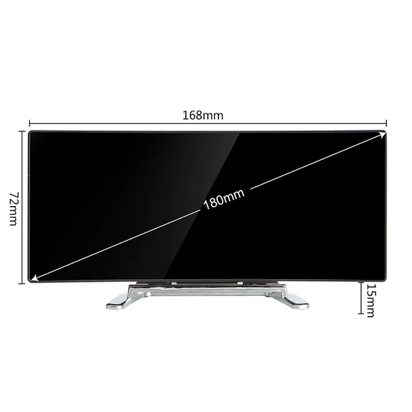 DailyTech Oval Dijital Masa Saati Alarm Termometre Zaman - - 3