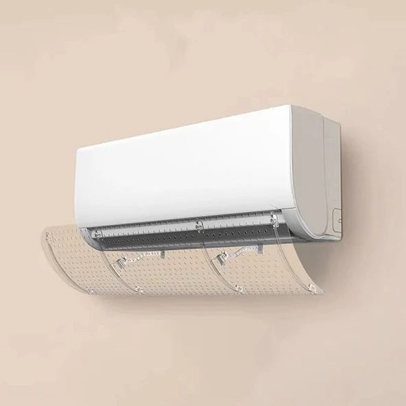 DailyTech Şeffaf Klima Yönlendirici Aparatı Bakteri Önleyici Temiz Hava Basit Kurulum Filtre - - 2