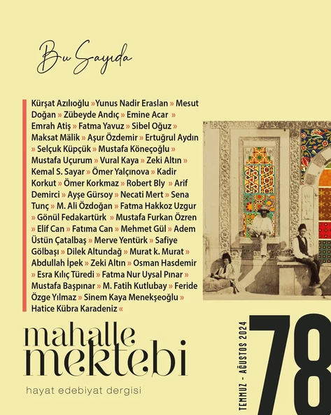 Mahalle Mektebi Dergi 78.Sayı Temmuz-Ağustos 2024 - Resim 2