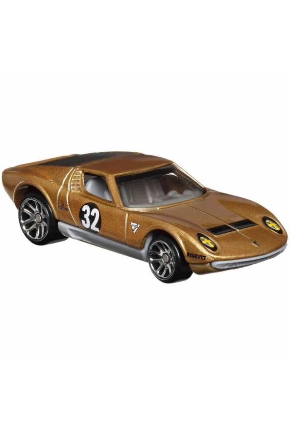 Hot Wheels Vintage Arabalar Özel Seri 1971 Lamborghını Mıura SV HRT81 HRV03 - Resim 5