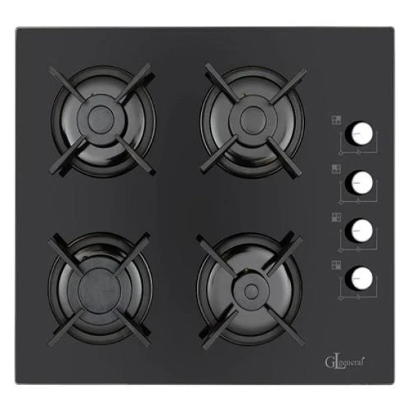 GL General Siyah Ankastre Set(GLD 1070SA Elegance-GLO 205CS Bask-Azure GLF 64CS) Buhar Destekli - 2