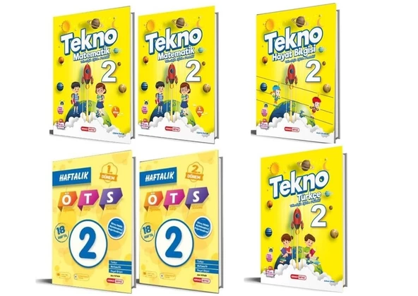 Kırmızı Beyaz Tekno Set 2.Sınıf Tüm Dersler Yeni