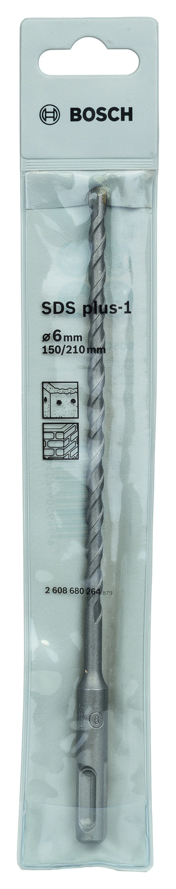 Bosch - Plus-1 Serisi, SDS-plus Kırıcı Delici Matkap Ucu 6*210 mm - Resim 2