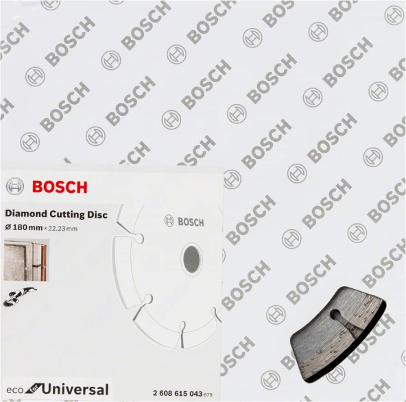 Bosch - Ekonomik Seri 9+1 Genel Yapı Malzemeleri İçin Elmas Kesme Diski 180 mm - Resim 2