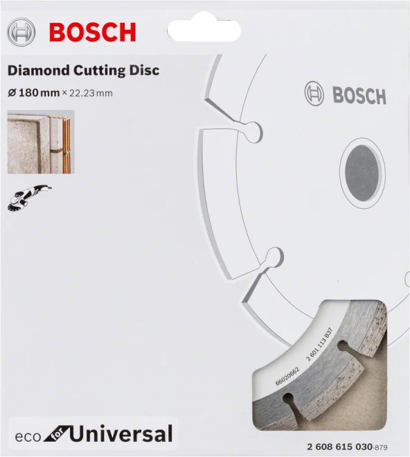 Bosch - Ekonomik Seri Genel Yapı Malzemeleri İçin Elmas Kesme Diski 180 mm - Resim 2