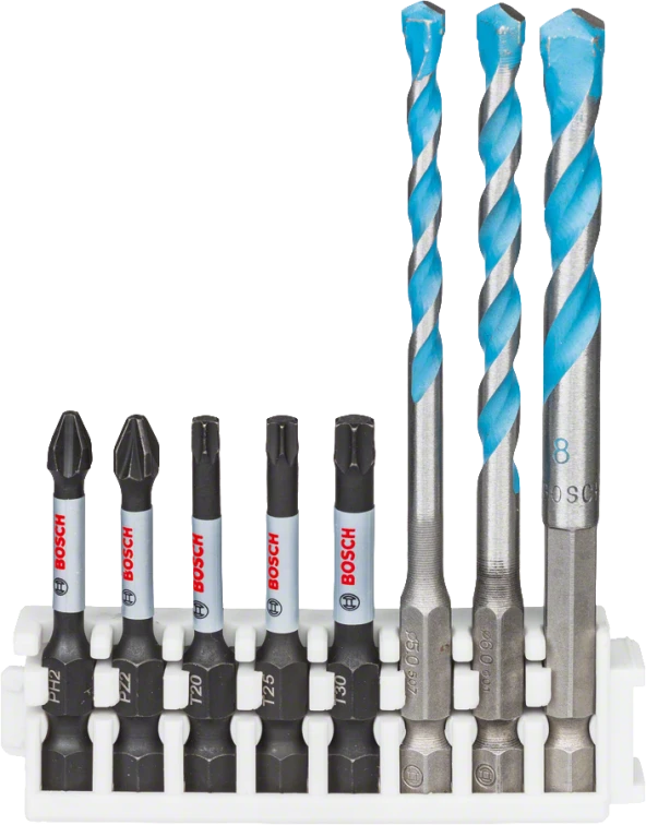 Bosch - Impact Control Serisi HEX-9 MC/Power Bit Karışık 8'li Set