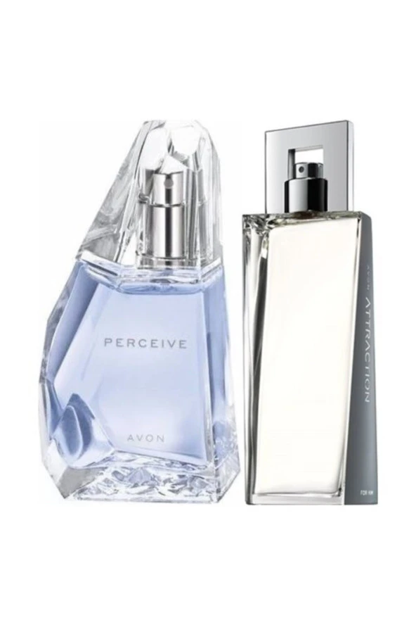 Perceive 50 Ml Kadın Edp+ Attraction 75 Ml Erkek Edt ürün görseli 1
