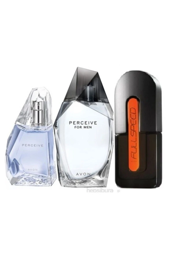 Perceive Edt 100ml Erkek Perceive  Edp 50ml Kadın Full Speed Edt 75 Ml Erkek Parfüm