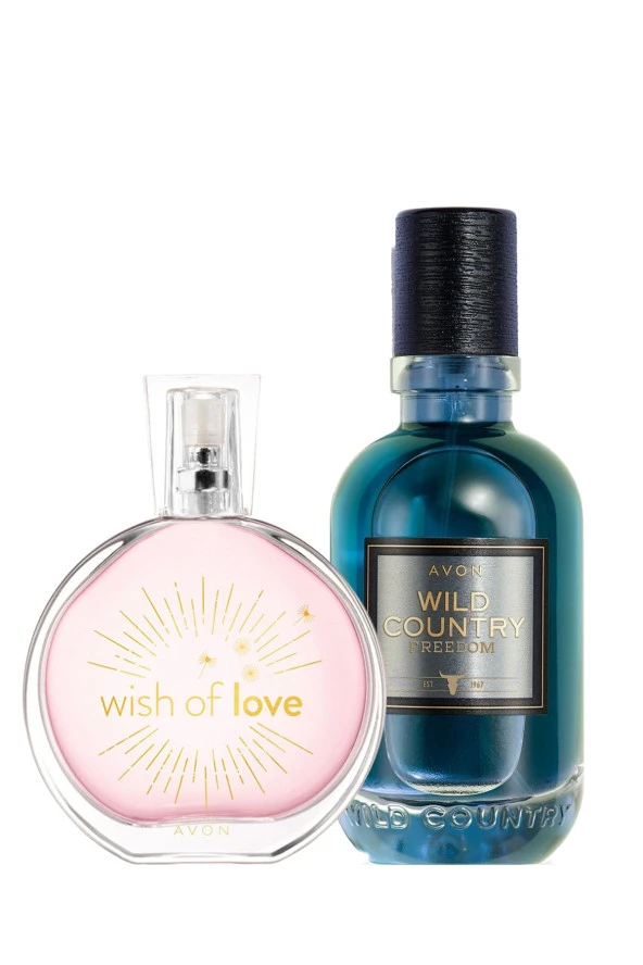 Wild Country Freedom Erkek Parfüm Ve Wish Of Love Kadın Parfüm Paketi