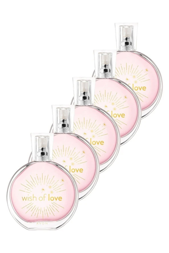 Avon Wish Of Love Kadın Parfüm Edt 50 Ml 5'li Set