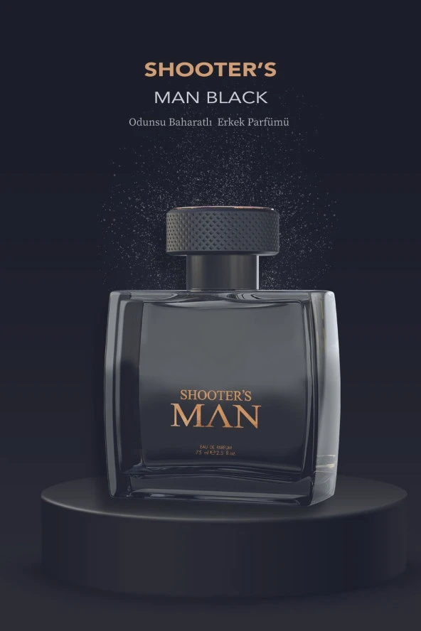 Shooters Man Black Erkek Parfüm 70ml