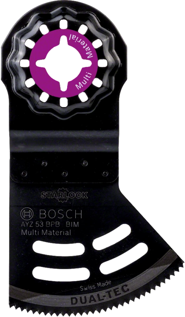 Bosch - Starlock - AYZ 53 BPB - BIM Çoklu Malzeme İçin Daldırmalı ve Yana Kesim Testere Bıçağı 10'lu