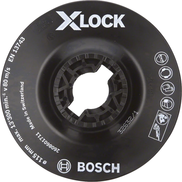 Bosch - X-LOCK - 115 mm Fiber Disk Yumuşak Taban