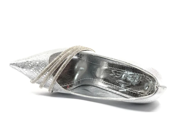 Feles Üç Şerit Taş Detaylı Saten Stiletto Abiye Kadın Topuklu Ayakkabı - 3