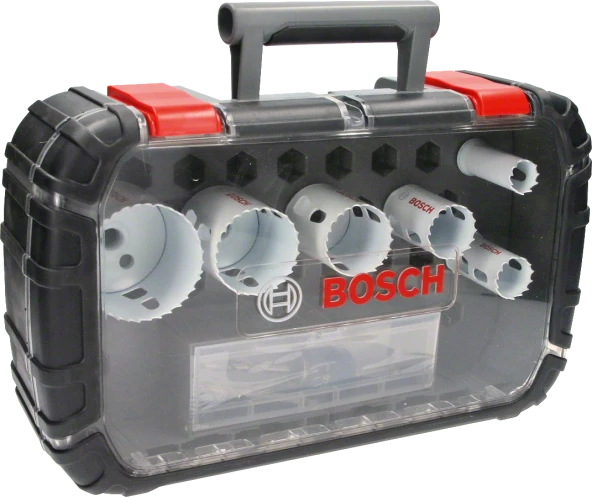 Bosch - Yeni Progressor Serisi Delik Açma Testeresi (Panç) Seti 9 Parça Ø 22-29-35-44-51-64 mm