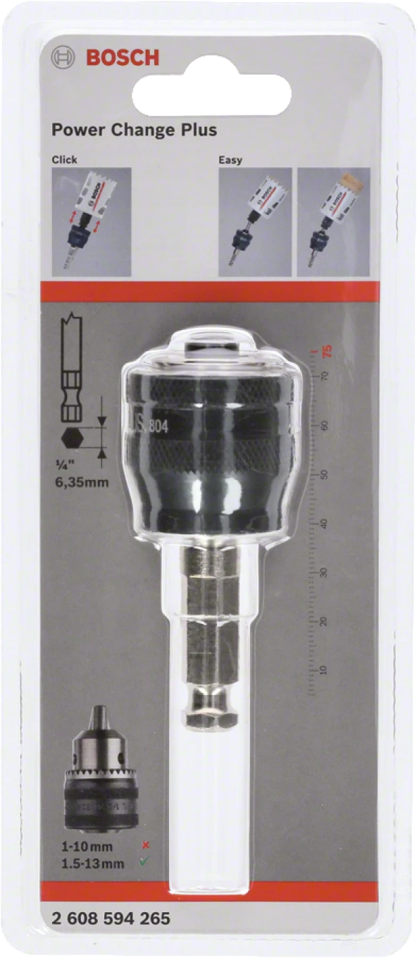 Bosch - Power Change Plus Adaptör 75 mm ve Ø 11 mm Şaft Girişli - Resim 2