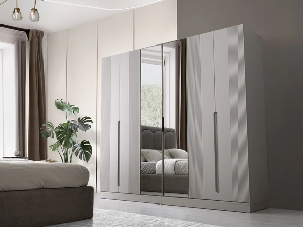 ALANYA MDF 6 KAPILI DOLAP
