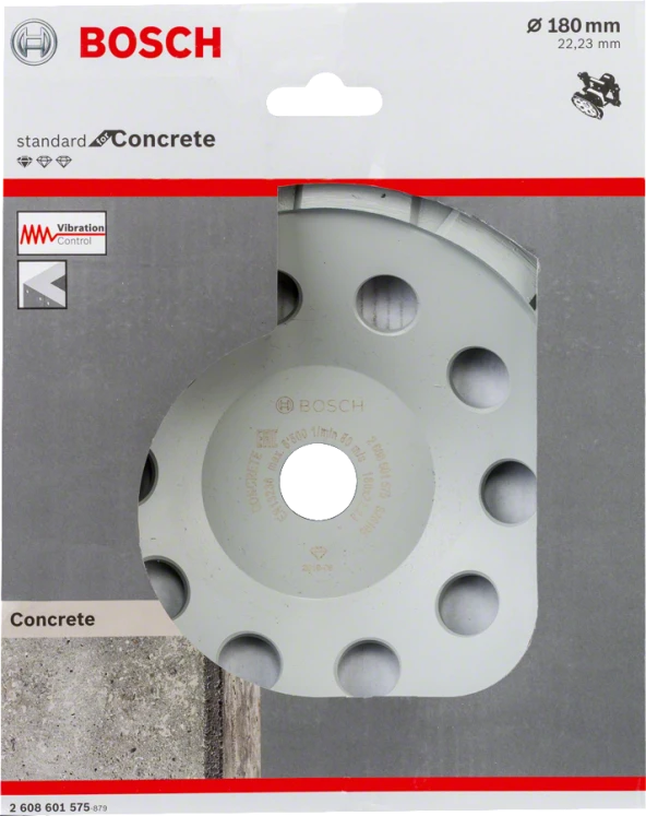 Bosch - Standard Seri Beton İçin Elmas Çanak Disk 180 mm - Resim 2