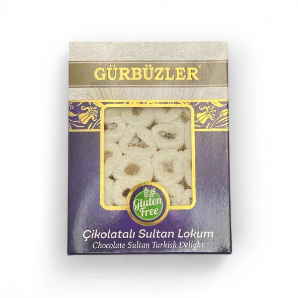 GÜRBÜZLER Glutensiz Çikolatalı Sultan Lokum 450g