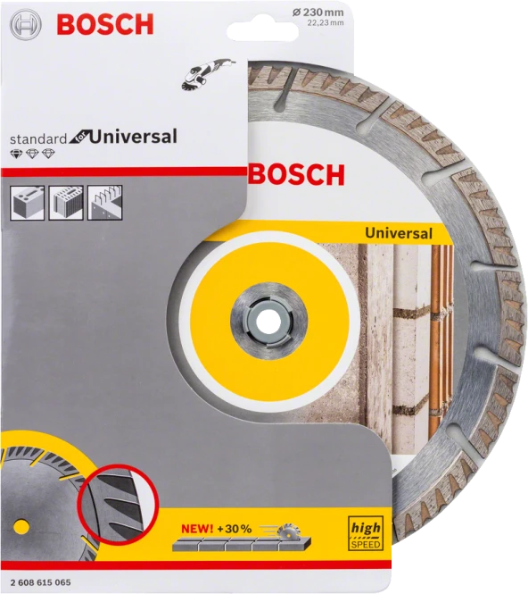 Bosch - Standard Seri Genel Yapı Malzemeleri İçin Elmas Kesme Diski 230 mm - Resim 2