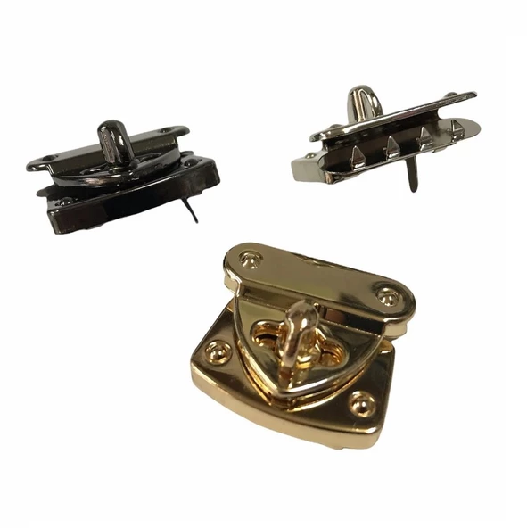 Çanta Tokası, Çanta Kilidi BM20 3,5cm 1 Adet Deri Hobi - Resim 2