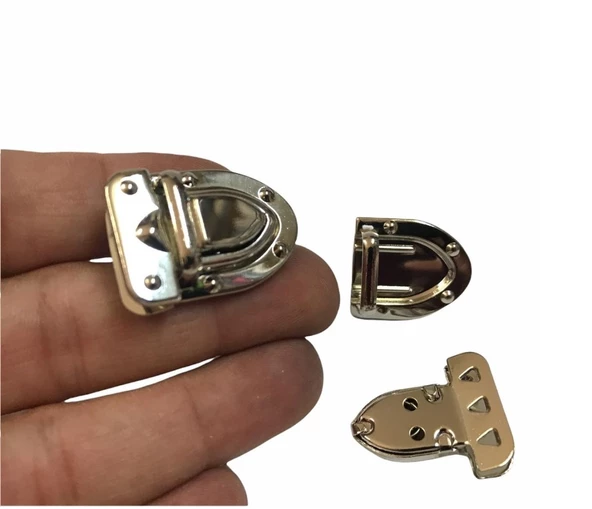 Çanta Tokası, Çanta Kilidi BM99 3,5cm 1 Adet Deri Hobi - 7