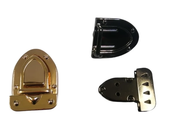 Çanta Tokası, Çanta Kilidi BM99 3,5cm 1 Adet Deri Hobi - 5