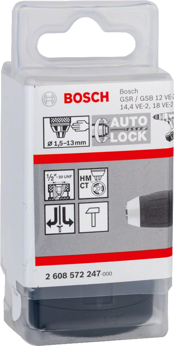 Bosch - 1/2''-20-1,5-13mm Supra Mandren (GSB,GSR)