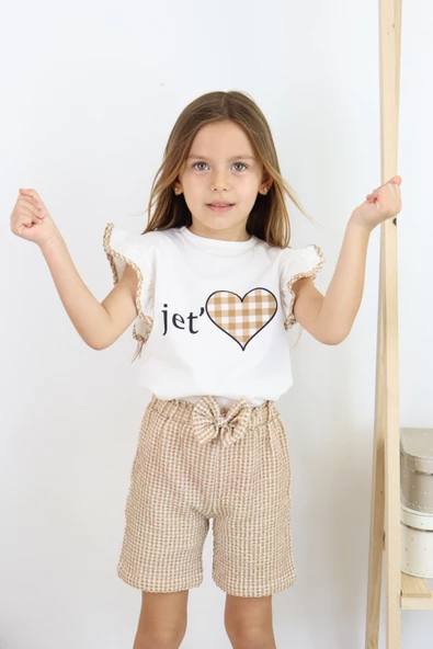 Jet Love Baskılı İkili Takım - 8