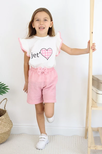 Jet Love Baskılı İkili Takım - 12