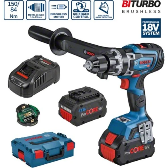 Bosch GSB 18V-150 C Aküsüz Darbeli Vidalama Makinesi (SOLO)