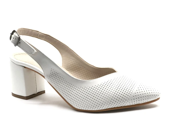 Feles Lazer Detaylı Kadın Topuklu Ayakkabı - Resim 14