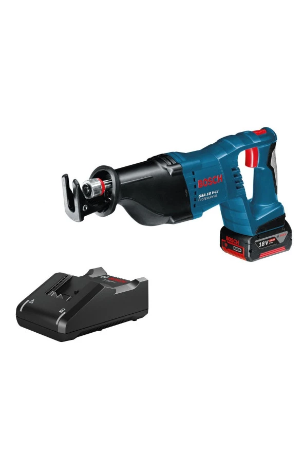 Bosch GSA 18 V-LI Profesyonel 4.0Ah Tek Akülü 18 Volt Lityum Akülü Tilki Kuyruğu Testere
