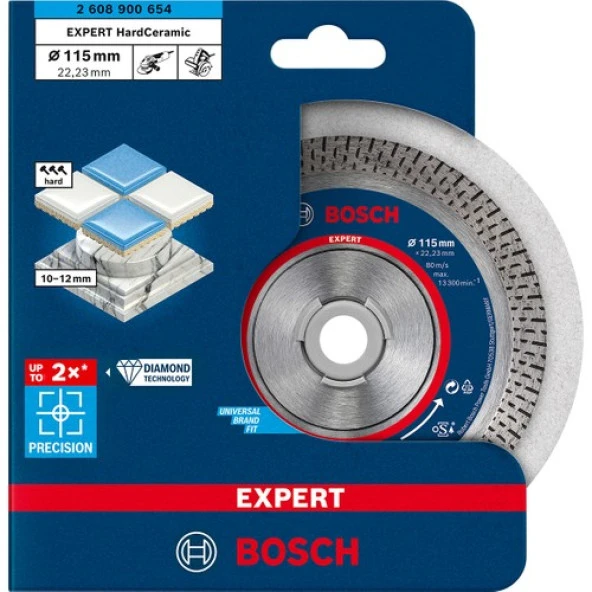Bosch Expert Hardceramic Elmas Kesme Diski 115 x 22,23 x 1,4 x 10 mm - Resim 3