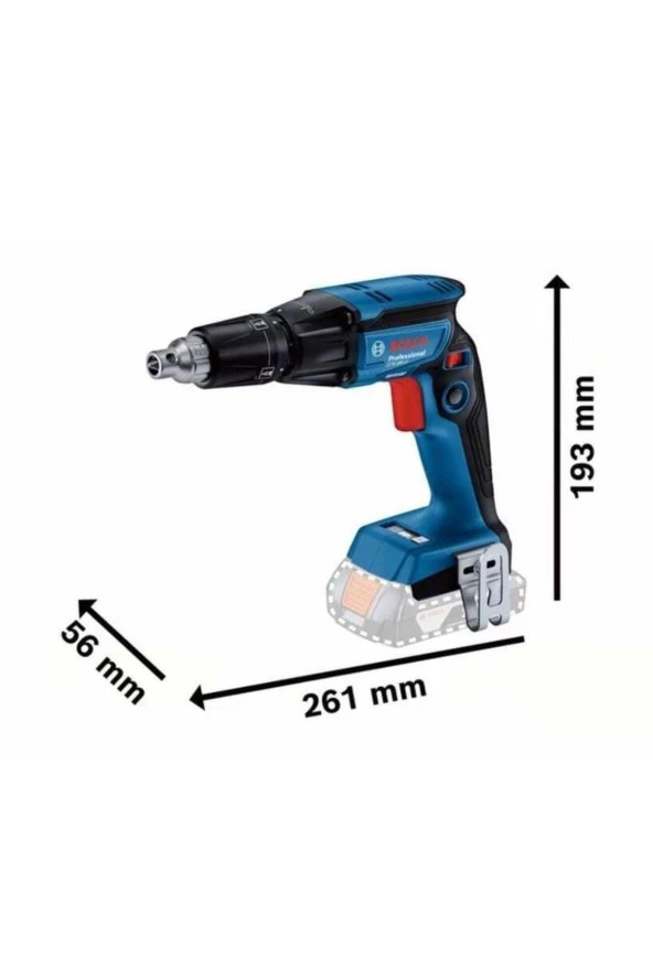 Bosch GTB 185-LI Çift Akülü 2 Ah Alçıpan Vidalama Makinesi - Resim 3