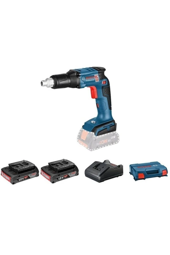Bosch GTB 185-LI Çift Akülü 2 Ah Alçıpan Vidalama Makinesi - Resim 4
