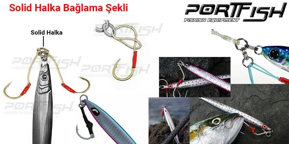 Portfish BL-6006 Solid Jig Halkası - 2