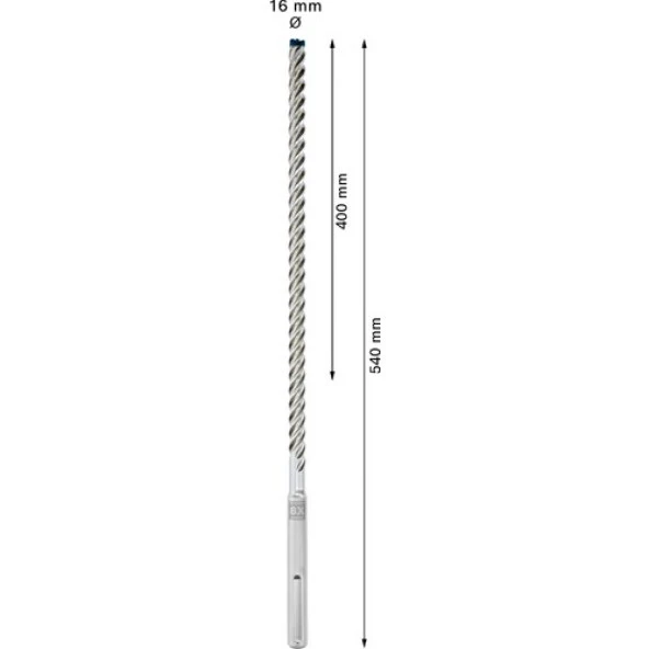 Bosch Expert SDS-Max-8X K-Delici Ucu 16*540 mm 1'li