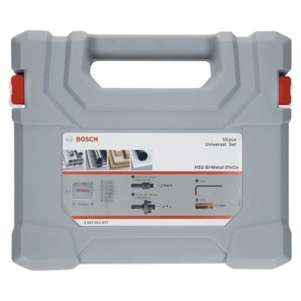 Bosch 10'Lu Bimetal 22-64 Mm Panç Delik Açma Seti 2607011477 - Resim 2