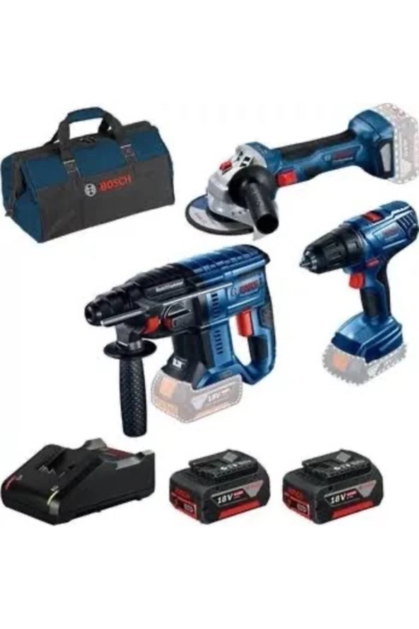 Bosch GBH 180li+GSR 180li+GWS 180li 3Lü Set