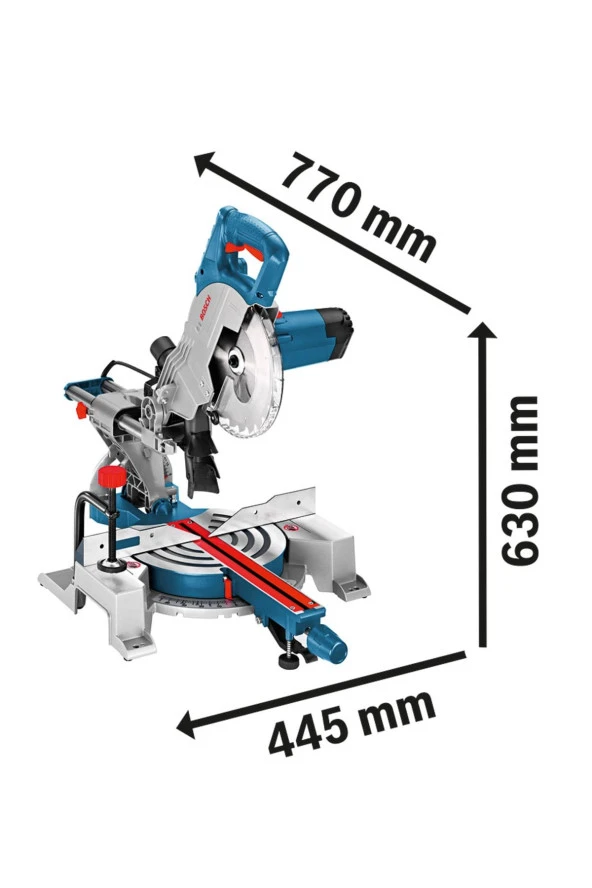 Bosch Gcm 800 Sj Kızaklı 216 Mm Gönye Kesme Makinası - 2