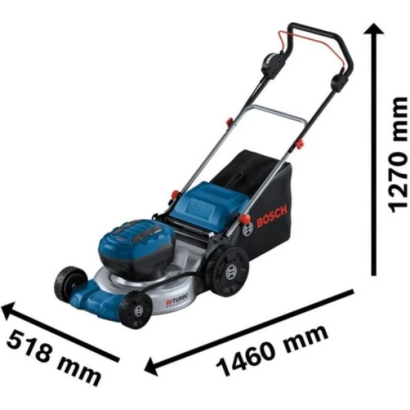 Bosch Gra 18V 2-46 Akülü Çim Biçme Makinesi (Akü Hariç) 06008C8000 - 2