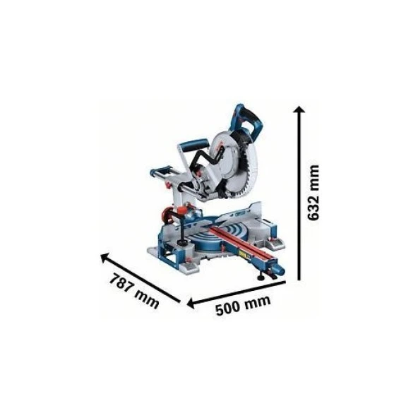 Bosch Gcm 18V-254 D Gönye Kesme Makinesi Solo - 2