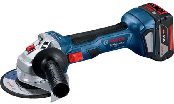 Bosch Professional GWS 180-LI + GSB 185-LI 18V Akülü Vidalama 2+4 Ah Çift Akü Set - 06019H9026 - 3