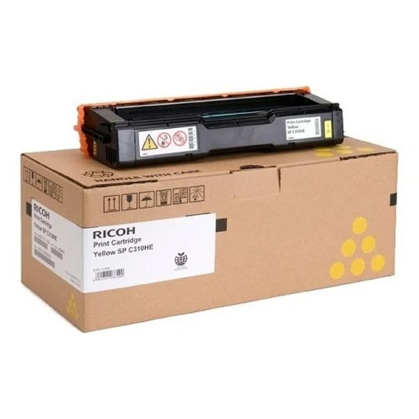 Ricoh SPC 310HE Yellow Sarı Toner Spc-231-232-242-311-320 Yüksek Kapasite ürün görseli 1