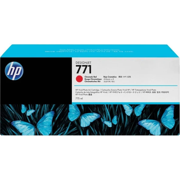 HP 771C Matte Cromatic Magenta Kromatik Kırmızı 775ML Plotter Kartuşu B6Y08A ürün görseli 1