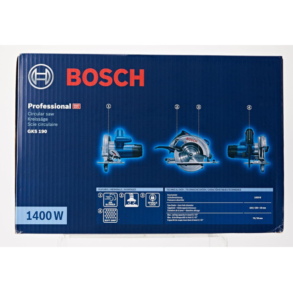 Bosch GKS 190 Professional 1400 Watt Daire Testere - 5